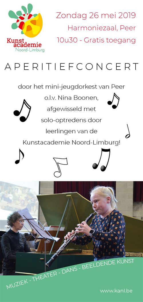 Aperitiefconcert Leerlingen Peer
