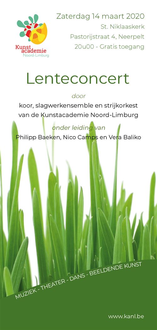 Strijkorkest, koor en slagwerk