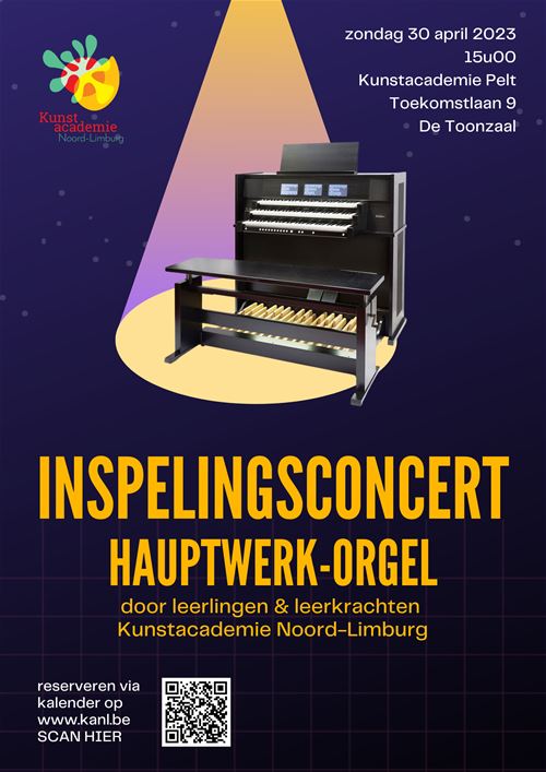 Inspelingsconcert Hauptwerk-Orgel