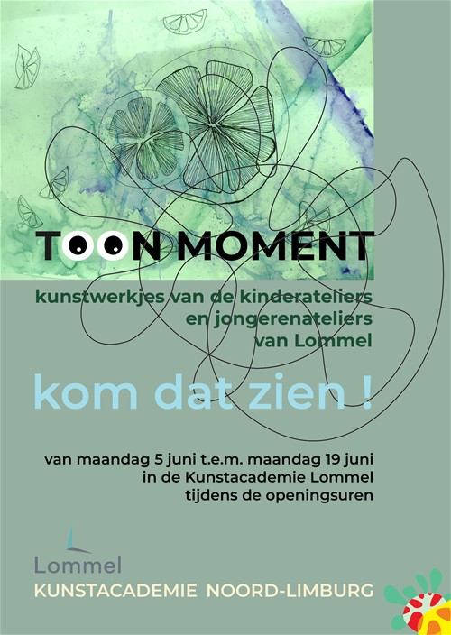Toonmoment kinder- en jongerenateliers