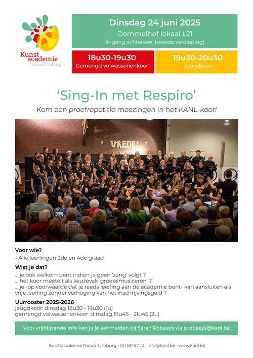 Sing-In Repetities Koor