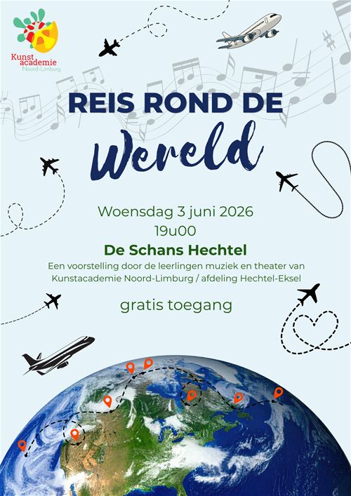 KANL Hechtel-Eksel: Reis rond de wereld!