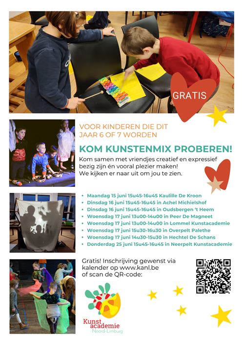 Proeflessen kunstenmix