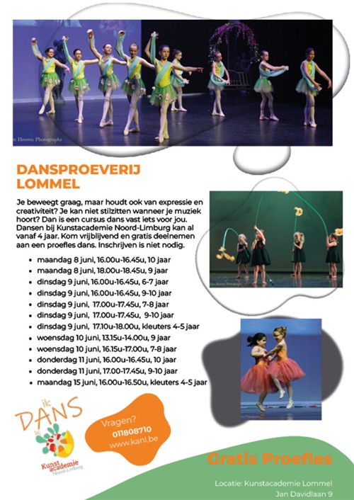 Dansproeverij Lommel