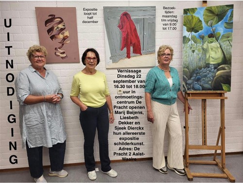 Vernissage Expo Marij, Liesbeth & Sjeek