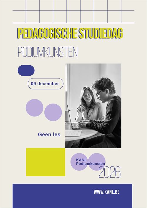 Pedagogische Studiedag Podiumkunsten