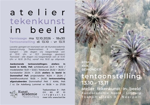 Atelier tekenkunst in beeld