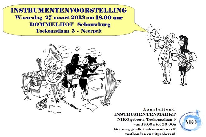 UITNODIGING  Instrumentenvoorstelling