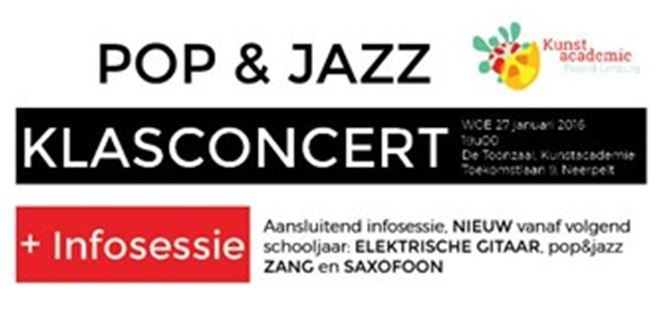 POP & JAZZ OP ZOEK NAAR UITBREIDING...