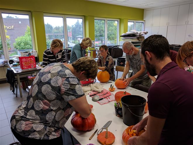 Halloweenconcert in voorbereiding ....