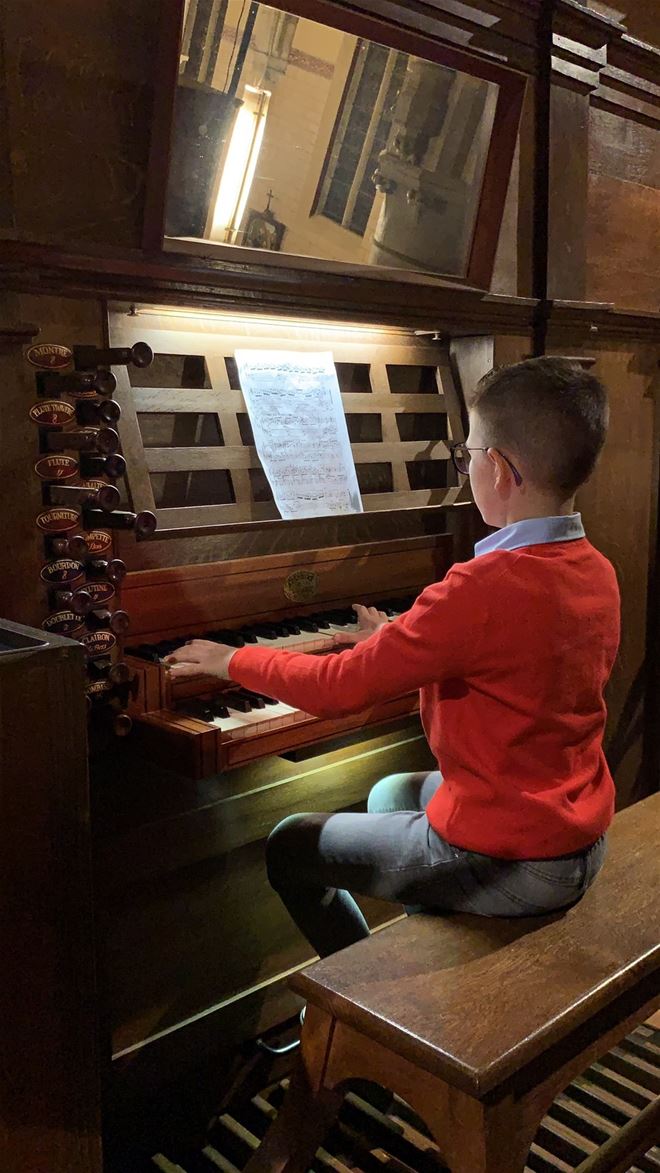 Leerlingen musiceren op Lommels Orgelfestival!