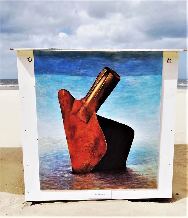Projectatelier toont souvenirs op het strand